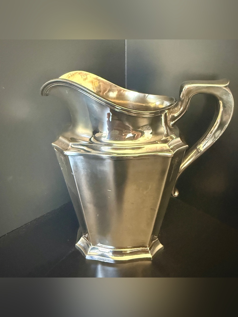 Vintage Gorham Silverplate Creamer Y304 Cream Pitcher